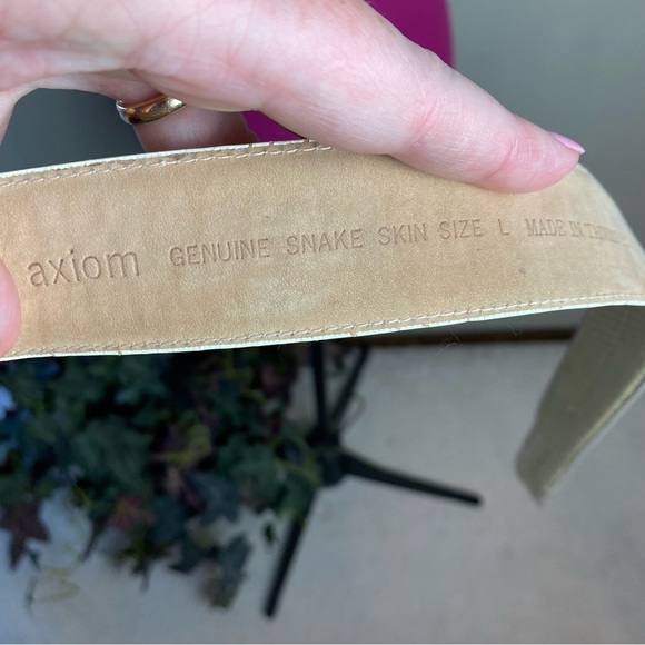 Authentic Snake Skin Belt - Picture 3 of 3